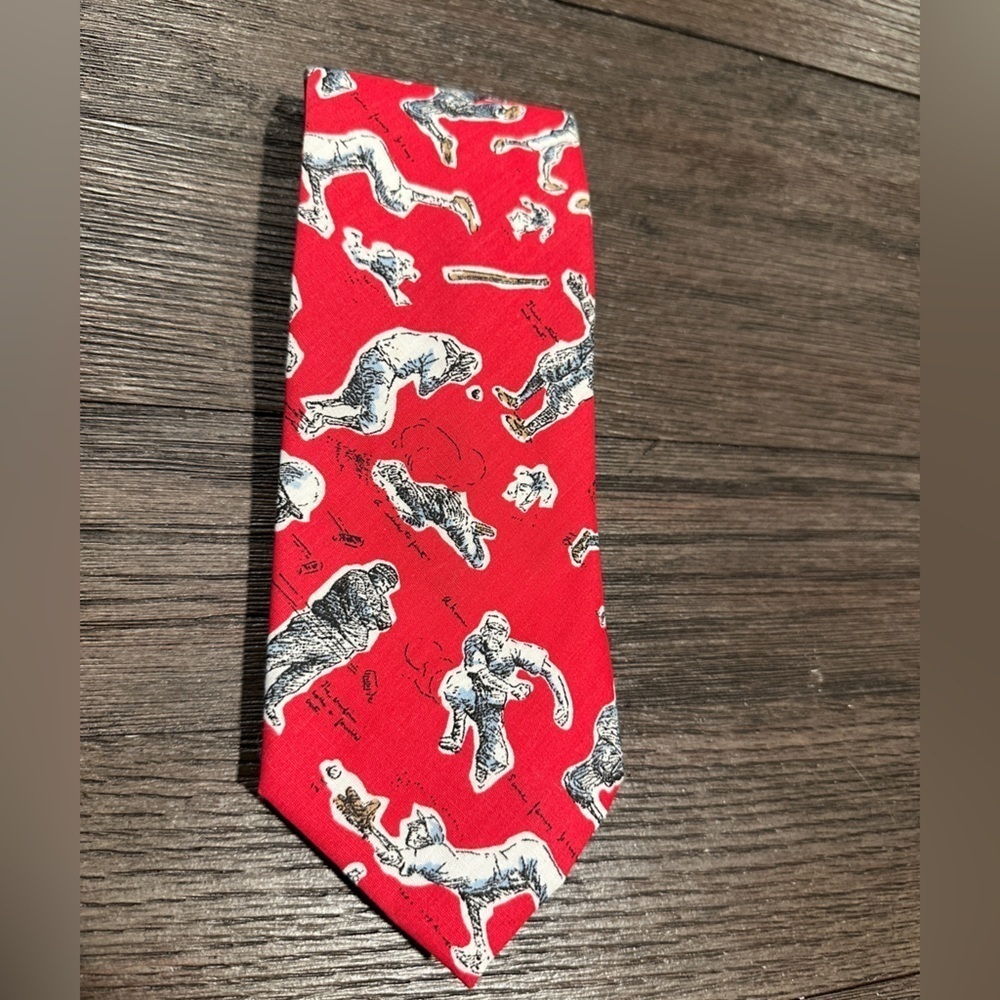Tango by Max Baab Men's Tie Necktie Baseball Sports Novelty Made in USA